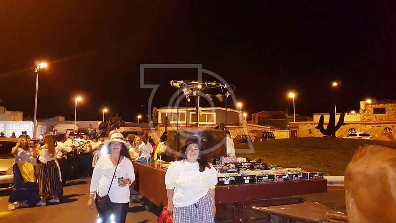 La romería partió después de las 20.00 horas (Foto TA)